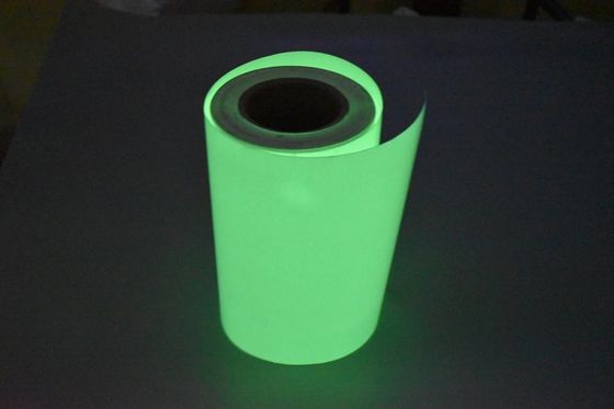 PVC printable 1.24mx45.7m photo Luminescent Vinyl Film Glow In The Dark Adhesive Vinyl Roll