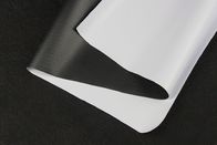 Hot / Cold Laminated Glossy / Matte Frontlit Flex Banner Roll Black Back Tarpaulin