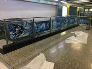 Anti Shrinkage 120gsm Floor Graphics cold lamination Film For Protect Images