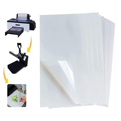 30/60cm Cold Peel /  Hot Peel Double Sides Matt DTF Printing PET Film Heat Transfer DTF PET Film Match With Hot Melt Powder