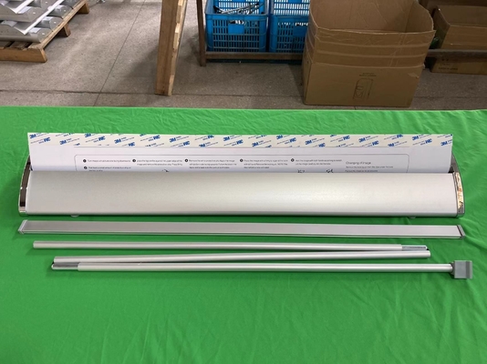 Wide base Aluminum Roll Up banner Stand 85x200cm for Printed Display Exhibition Show Sign Stand
