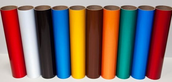 Reflektierendes Vinyl des beständigen 1-jährigen UVlanglebigen Gutes, das 1.24/0.62x45.7m mit verschiedenen Farben bedeckt