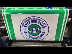 Wie wird ein mit Öko-Lösungsmitteln bedruckbares prismatisches Reflektionsblech verwendet?