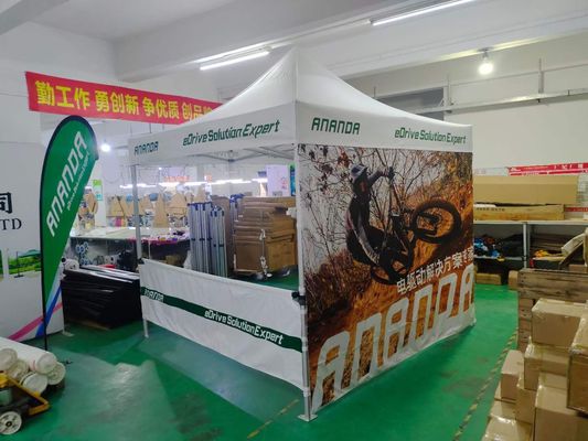 Ausziehbarer Pop-up-Pavillon aus Aluminium, 3 x 3 m, Überdachungszelt, 10 x 10 cm, zusammenklappbarer Gartenzelt-Pavillon