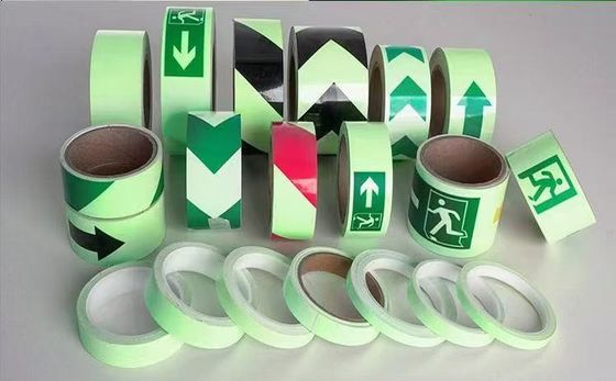 Temperaturbereich -40 bis 80 Grad Celsius, reflektierende Vinylaufkleber mit Gelbgrün/Grün