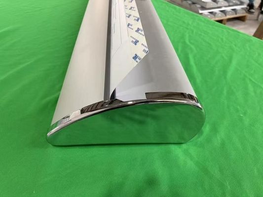 Flad retractable Wide Base Aluminum Roll up Banner Stand for Advertisement