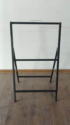 Doppelseitiger A-Rahmen aus Metall, 60 cm x 90 cm, Posterständer, Sandwichplatte für Gehwege